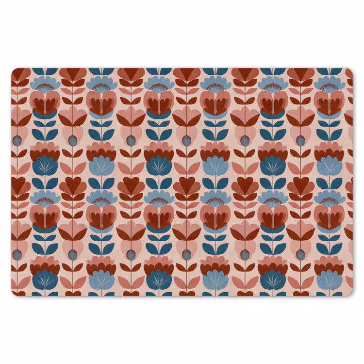 Vintage - Motief - Kleurrijk Placemat vinyl groot 368 -zzsfeer1_Kitchenyeah-website