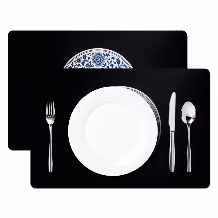 Vinyl - LP - Delfts Blauw - Muziek Placemat vinyl groot -zzsfeer2_Kitchenyeah-website