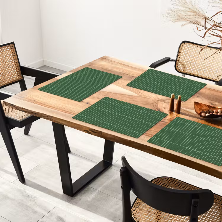 Wandtegel - Verticaal - Donkergroen Placemat vinyl groot 368 -zzsfeer4_Kitchenyeah-website