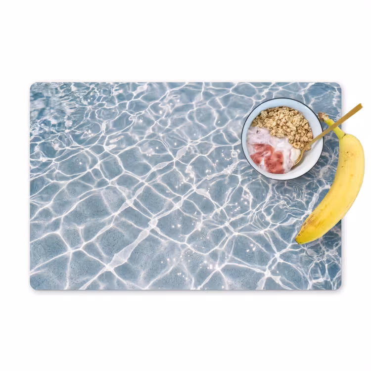 Water - Reflectie - Zonlicht Placemat vinyl groot -zzzproduct_Kitchenyeah-website