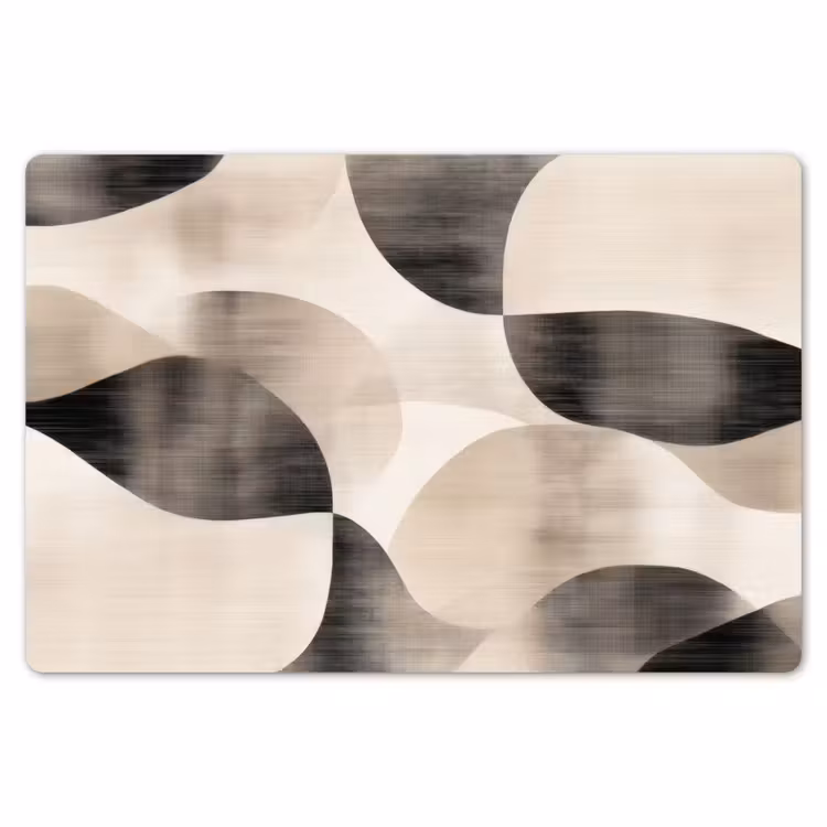 Grillige vormen - Subtiele overgangen - Dynamisch Placemat vinyl groot -zzsfeer1_Kitchenyeah-website