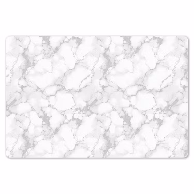 Wit - Marmer - Grijs Placemat vinyl groot 368 -zzsfeer1_Kitchenyeah-website