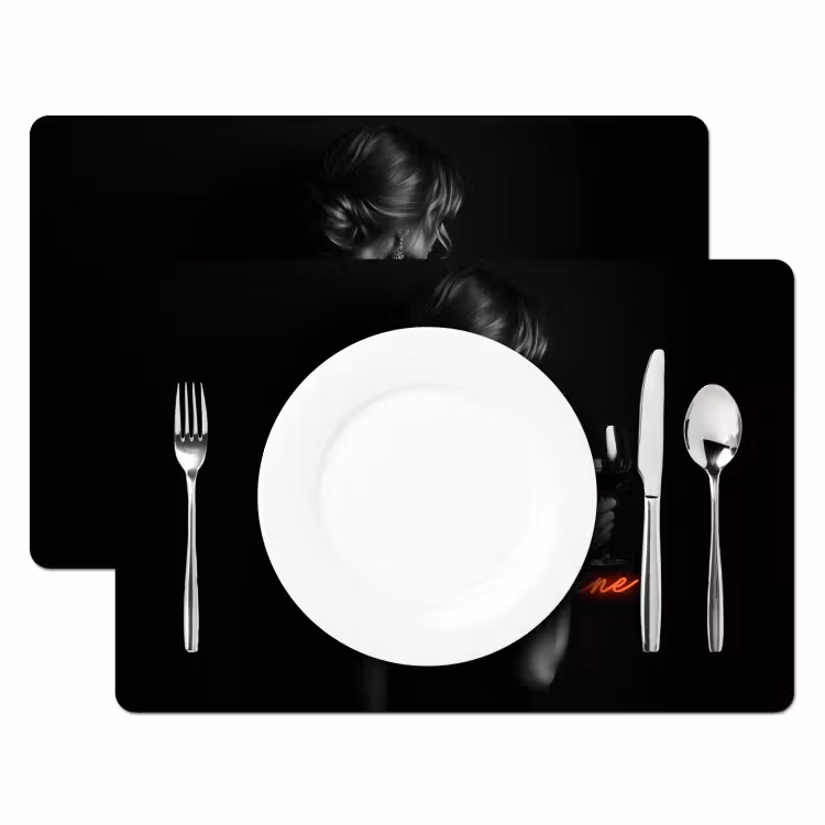 Wijn - Vrouw - Neon - Quote Placemat vinyl groot -zzsfeer2_Kitchenyeah-website