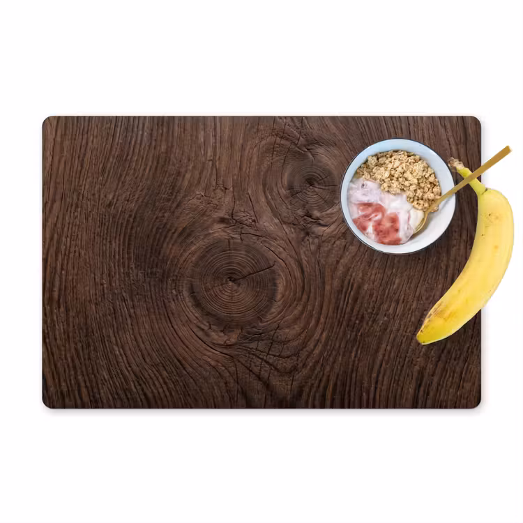 Houtnerf - Textuur - Patroon - Bruin - Rustiek Placemat vinyl groot -zzzproduct_Kitchenyeah-website