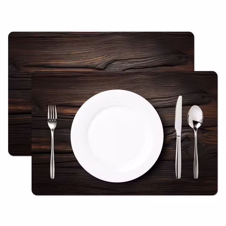 Hout - Grillige nerven Placemat vinyl groot -zzsfeer2_Kitchenyeah-website