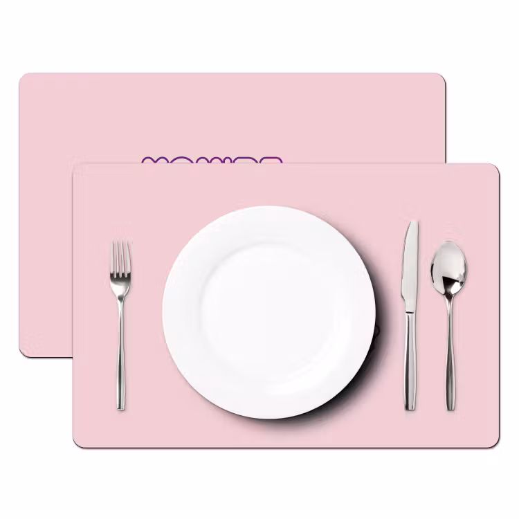 You're doing great - Roze - Bubble letters Placemat vinyl groot -zzsfeer2_Kitchenyeah-website