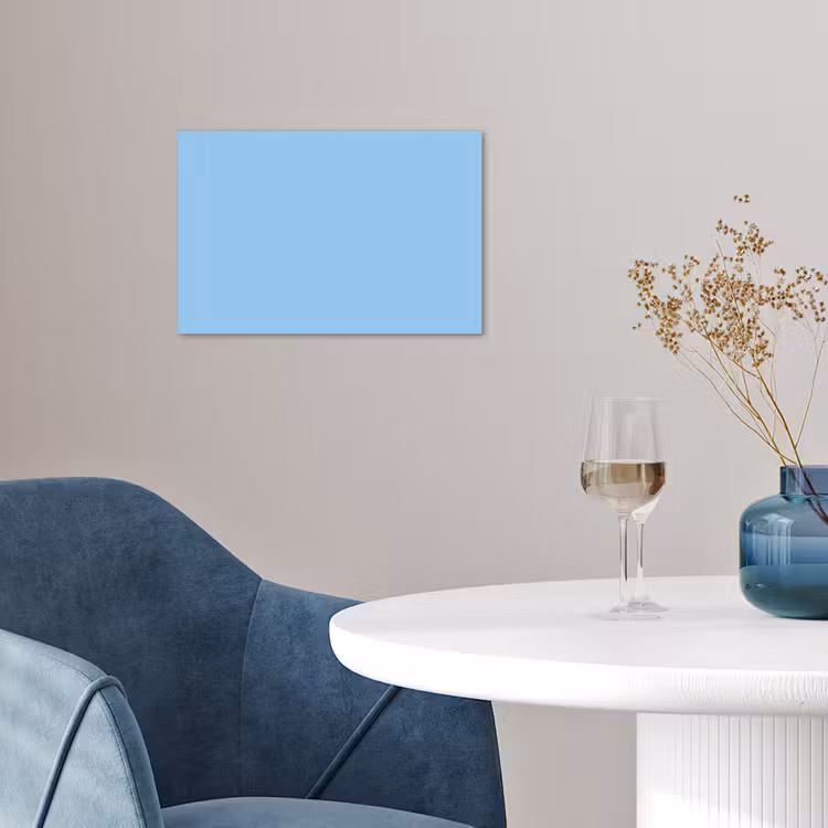 Baby - Blue - Blauw poster papier klein 62 -sfeer3