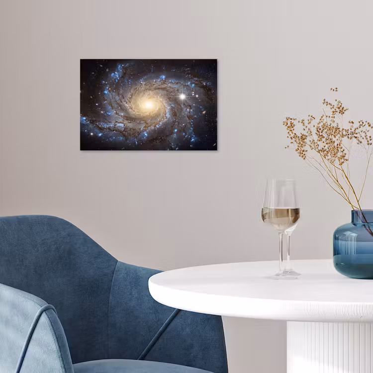 Kosmos - Sterrenstelsel - Donker poster papier klein -sfeer3