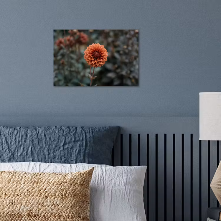 Dahlia - Bloem - Natuur - Sfeervol poster papier klein -sfeer2