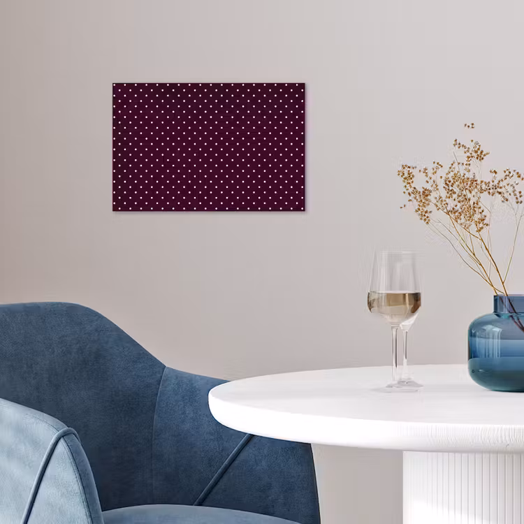 Stippen - Modern - Paars poster papier klein 62 -sfeer3
