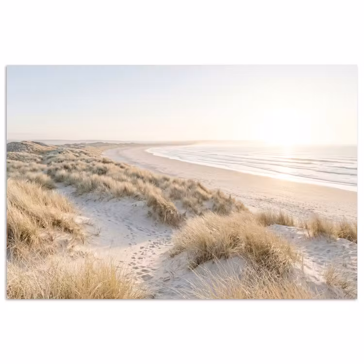 Duinen - Strand - Beige poster papier klein -3d
