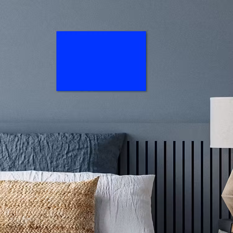Electric - Blue - Blauw poster papier klein 62 -sfeer2