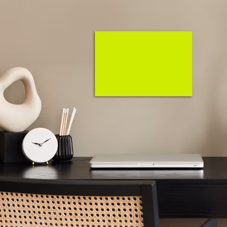 Electric - Lemon - Geel poster papier klein 62 -sfeer1
