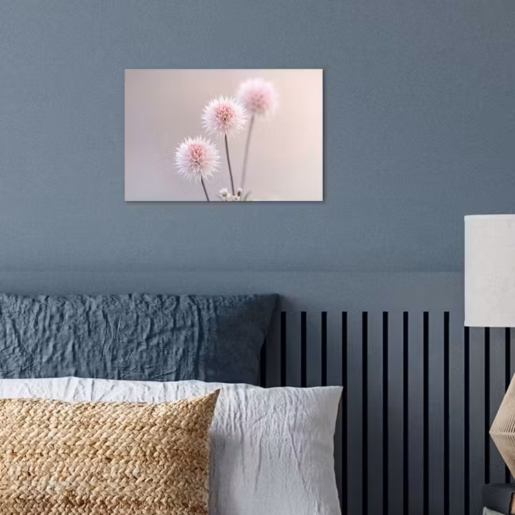 Bloemen - Bollen - Roze poster papier klein -sfeer2