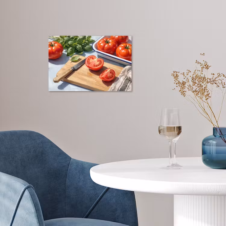 Eten - Keuken - Ingrediënten - Stillleven - Rood poster papier klein -sfeer3