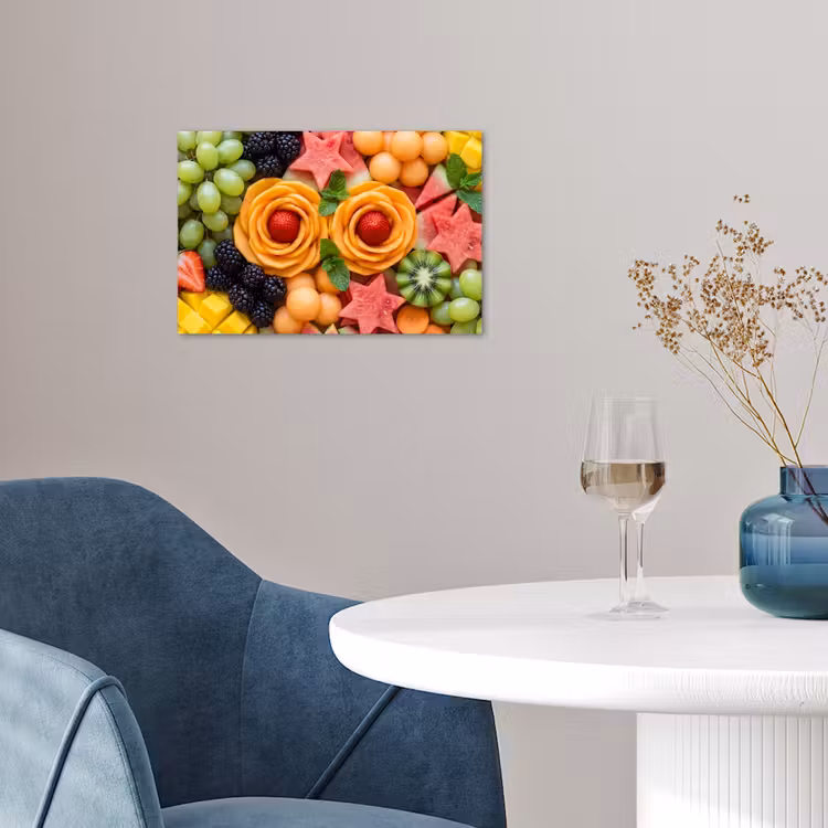 Fruit - Variatie - Kleurrijk - Vers - Eten poster papier klein -sfeer3