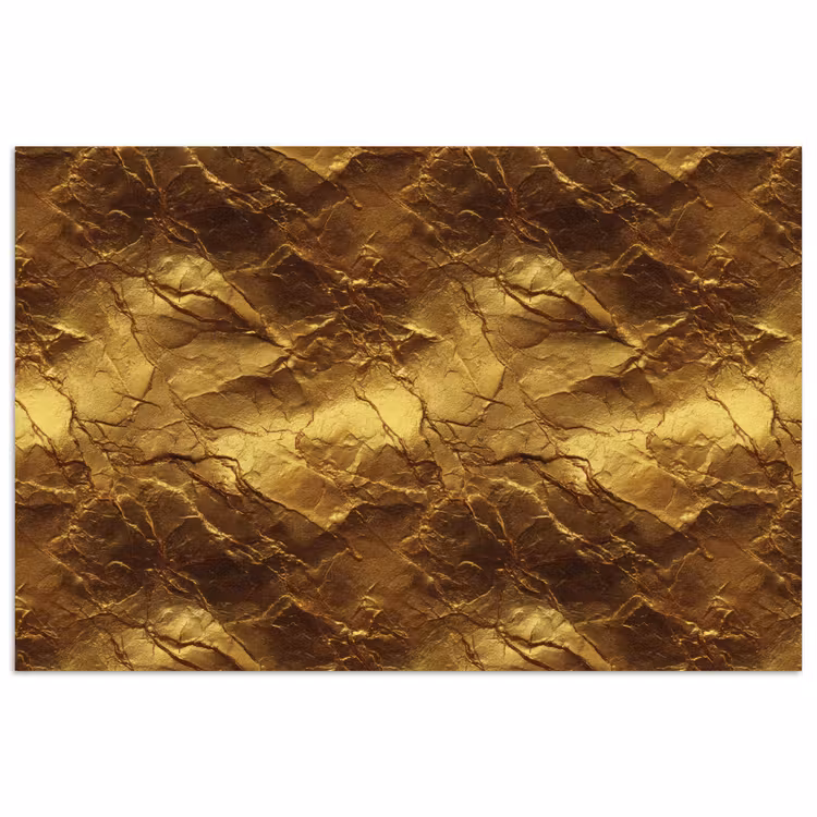 Bladgoud - Textuur - Goud poster papier klein 62 -3d