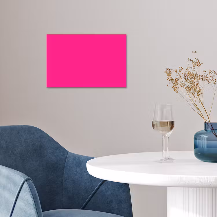 Hot - Fuchsia - Roze poster papier klein 62 -sfeer3