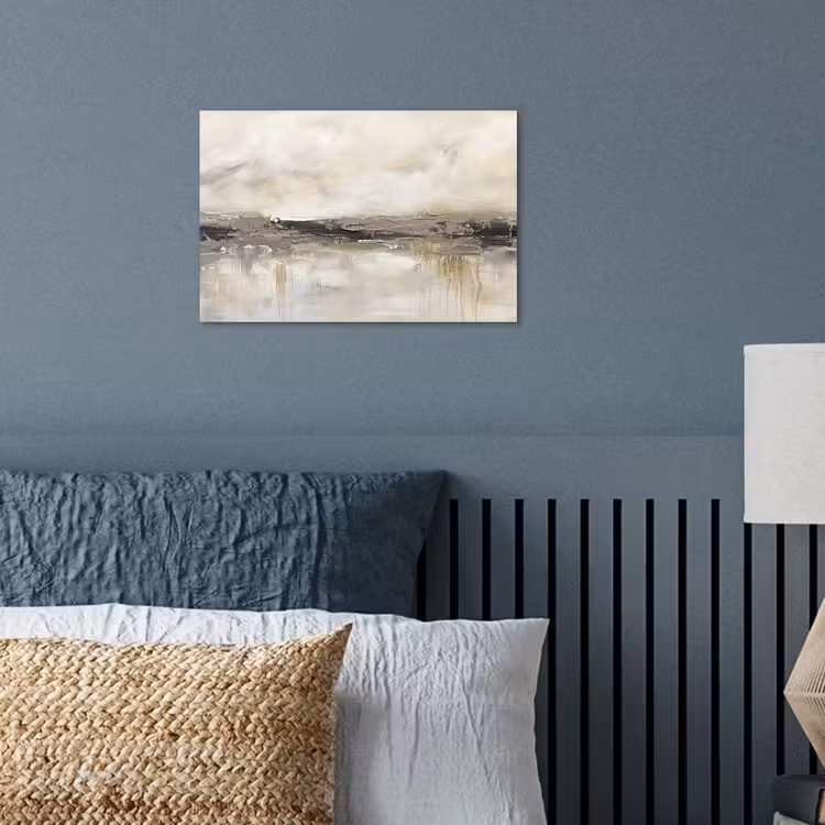 Landschap - Horizon - Natuur - Abstract - Neutraal poster papier klein -sfeer2