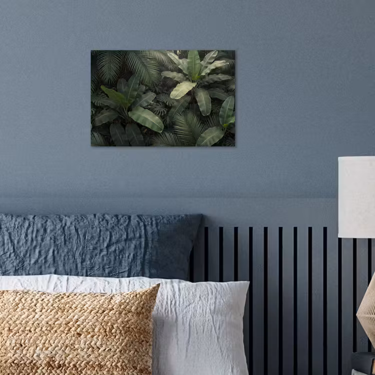 Bladeren - Groen - Tropisch - Natuur poster papier klein -sfeer2