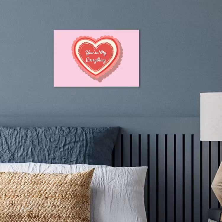 Liefde - Hart - Valentijn poster papier klein -sfeer2