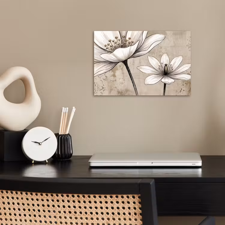 Modern - Design - Wit poster papier klein -sfeer1
