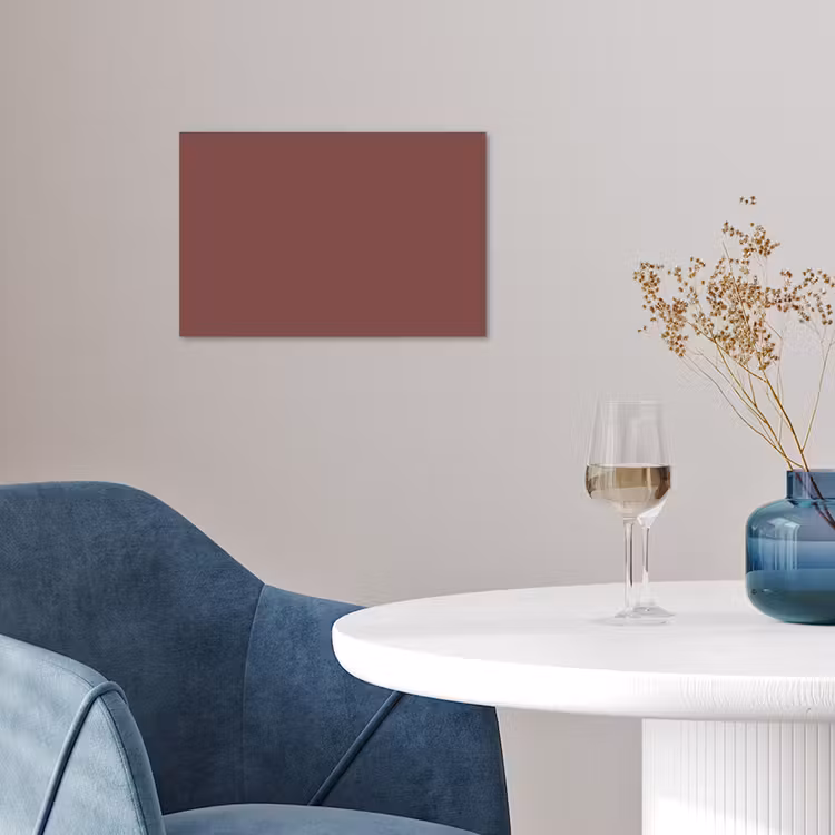 Muted - Raisin - Rood poster papier klein 62 -sfeer3