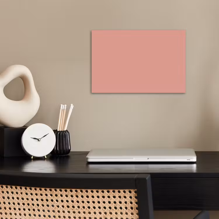 Muted - Salmon - Koraal poster papier klein 62 -sfeer1