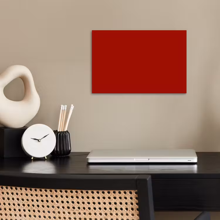 Oxblood - Maroon - Rood poster papier klein 62 -sfeer1