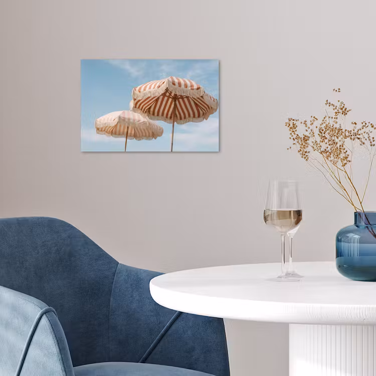 Parasol - Lucht - Rood poster papier klein -sfeer3