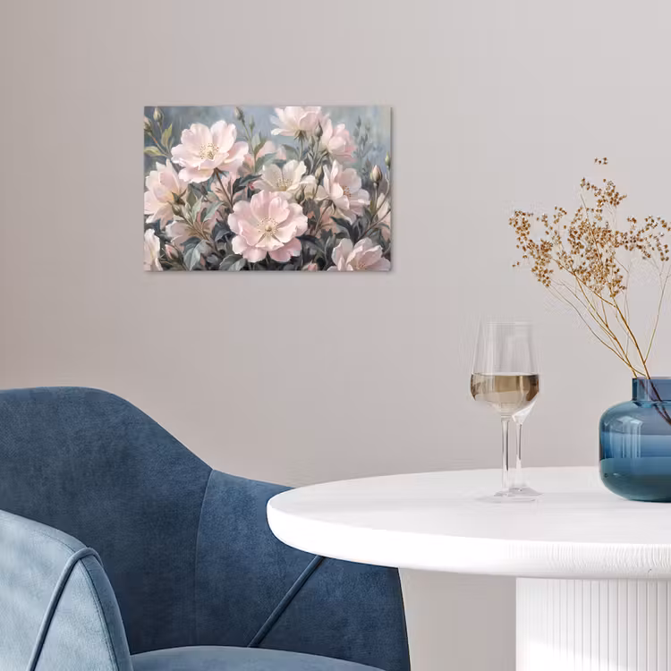 Rozen - Illustratie - Roze poster papier klein -sfeer3