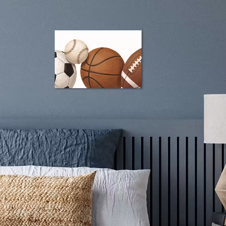 Sport - Ballen - Illustratie poster papier klein -sfeer2