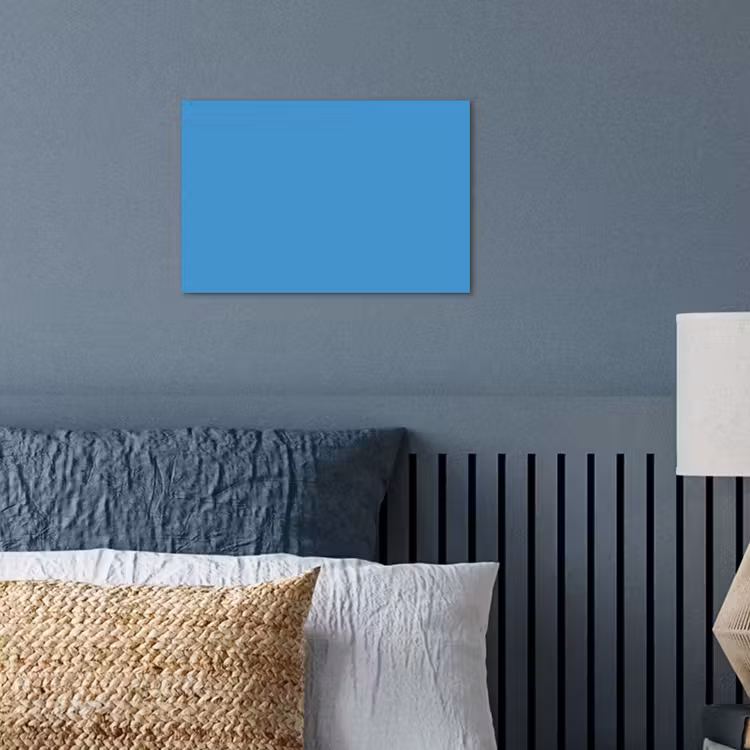 Steel - Blue - Blauw poster papier klein 62 -sfeer2
