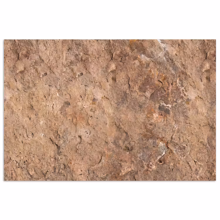 Steen - Natuur - Textuur - Abstract - Bruin poster papier klein -3d