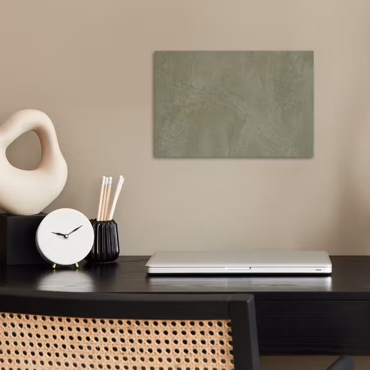 Textuur - Betonlook - Achtergrond - Modern - Groen poster papier klein -sfeer1