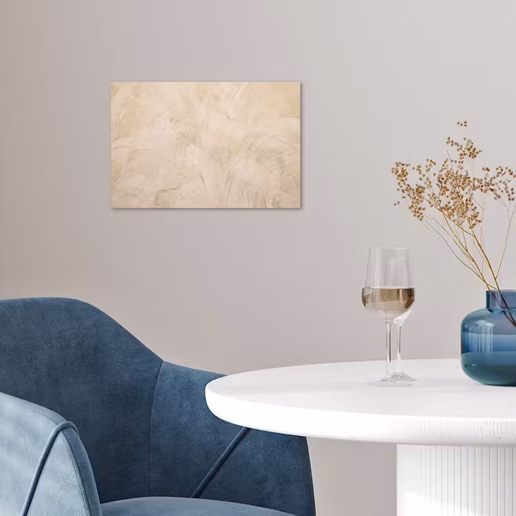 Textuur - Patroon - Abstract - Modern - Beige poster papier klein -sfeer3
