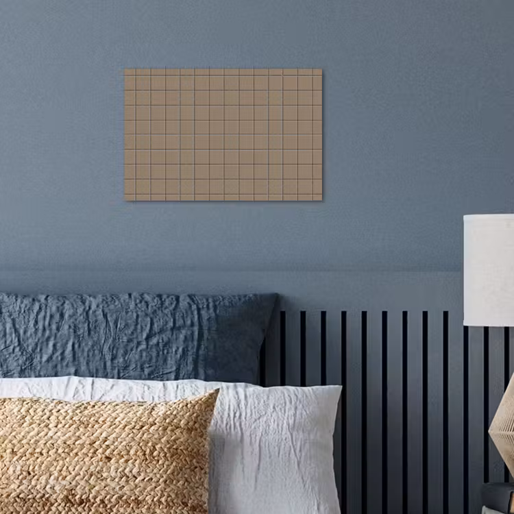 Tegel - Patroon - Taupe poster papier klein 62 -sfeer2