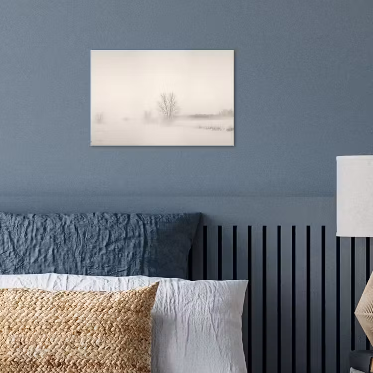 Boom - Mist - Sneeuw - Winter - Minimalistisch poster papier klein -sfeer2