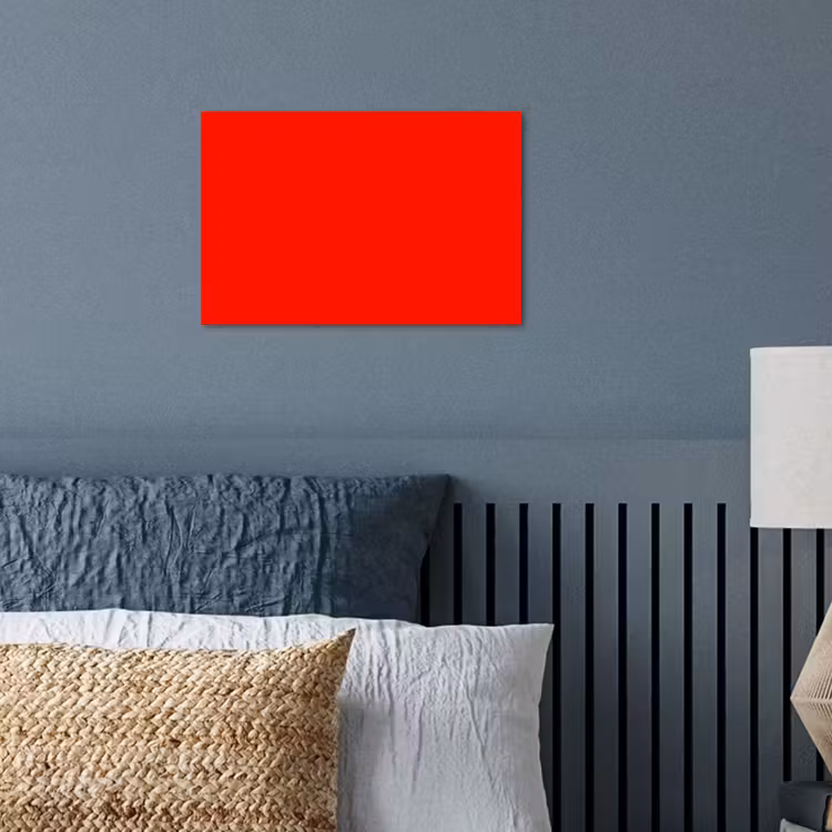 Vibrant - Vermilion - Rood poster papier klein 62 -sfeer2