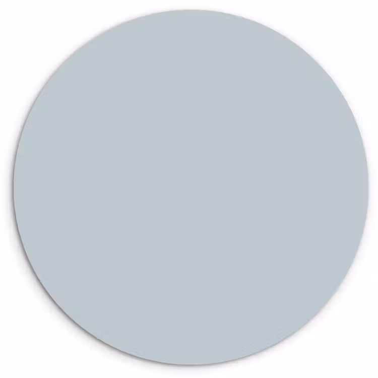 Blue - Bay - Blauw Wandcirkel kunststof plaat 5mm dik klein 188 -3d