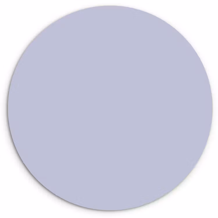 Chalky - Lavender - Paars Wandcirkel kunststof plaat 5mm dik klein 188 -3d