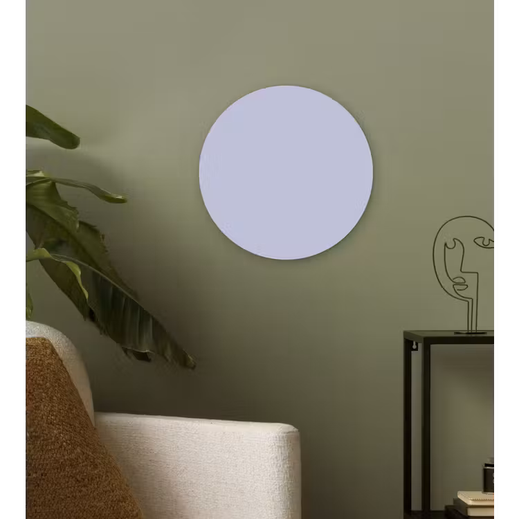 Chalky - Lavender - Paars Wandcirkel kunststof plaat 5mm dik klein 188 -sfeer3