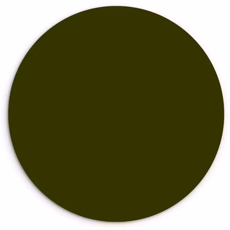 Dark - Olive - Groen Wandcirkel kunststof plaat 5mm dik klein 188 -3d