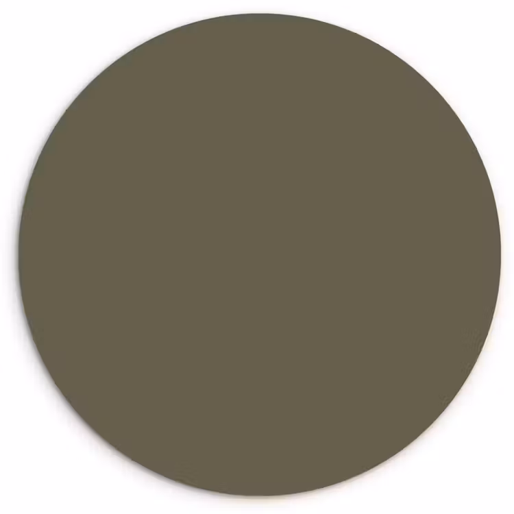 Deep - Khaki - Groen Wandcirkel kunststof plaat 5mm dik klein 188 -3d