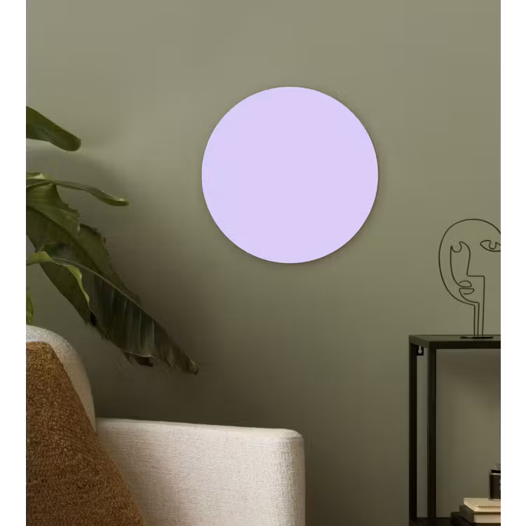 Light - Orchid - Paars Wandcirkel kunststof plaat 5mm dik klein 188 -sfeer3