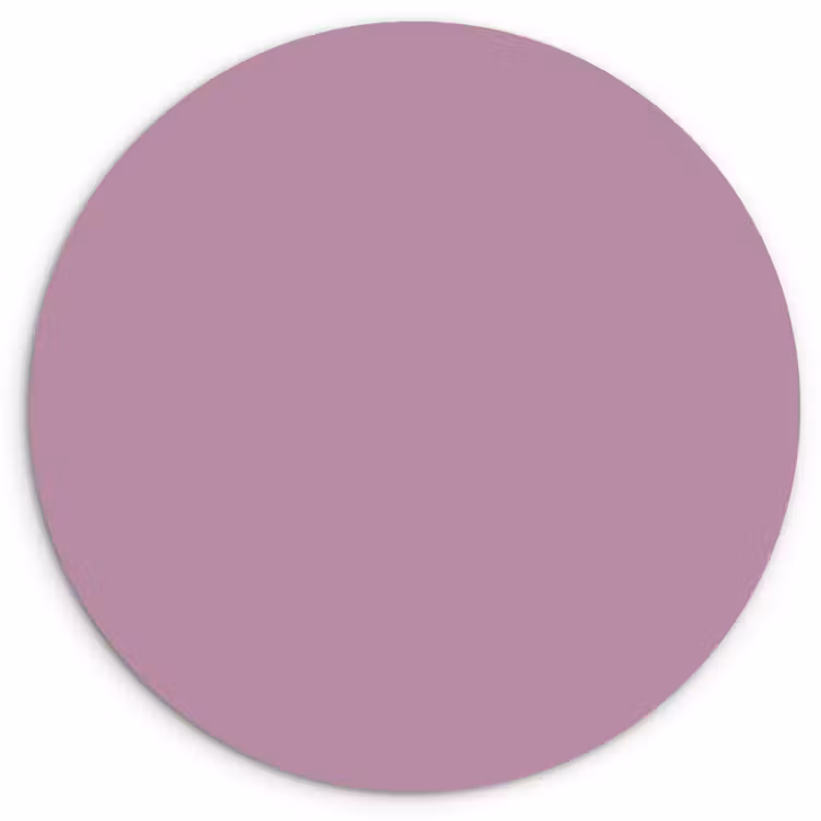 Lilac - Paars - Mauve Wandcirkel kunststof plaat 5mm dik klein 188 -3d