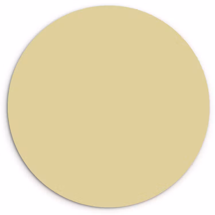 Mellow - Touch - Geel Wandcirkel kunststof plaat 5mm dik klein 188 -3d