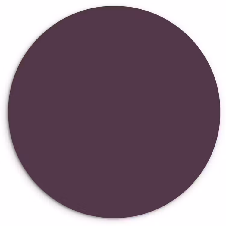 Midnight - Plum - Paars Wandcirkel kunststof plaat 5mm dik klein 188 -3d