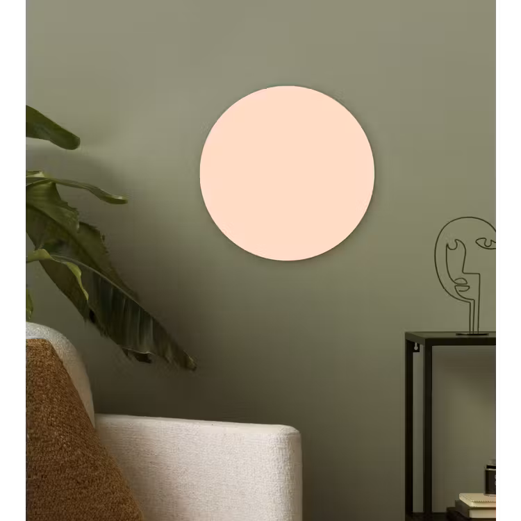 Pale - Peach - Nude Wandcirkel kunststof plaat 5mm dik klein 188 -sfeer3