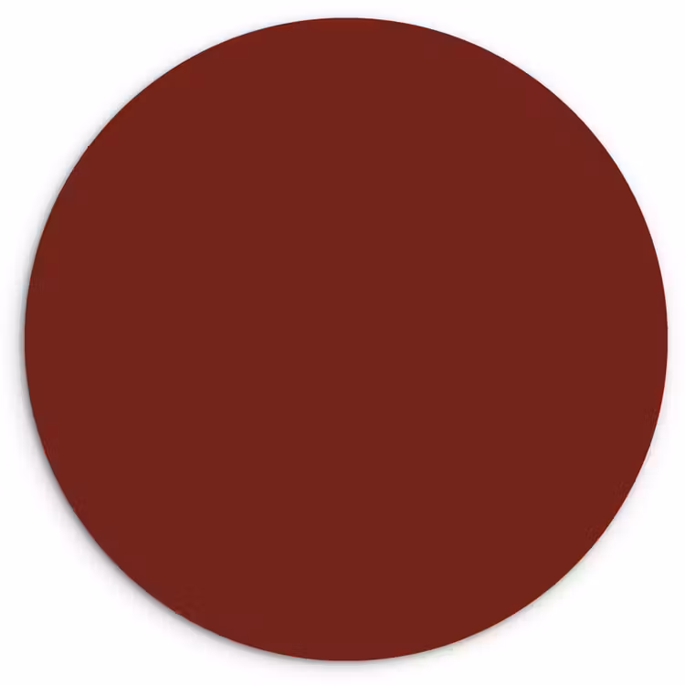 Rustic - Terracotta - Rood Wandcirkel kunststof plaat 5mm dik klein 188 -3d